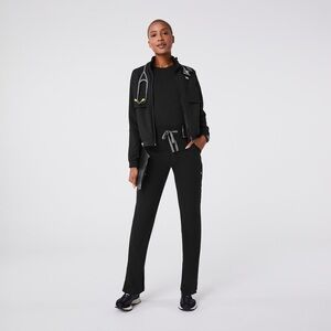 FIGS Dowa Pants + Catarina Top Scrub Set M Black